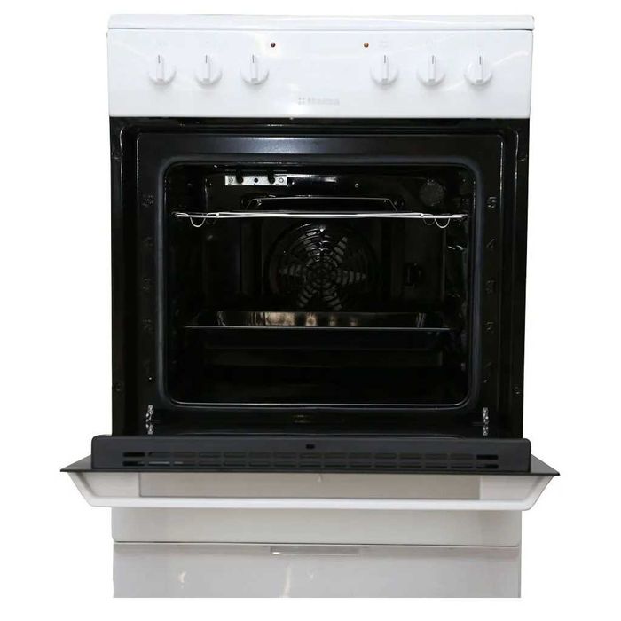 Электрическая плита Hansa FCEW66069 белая, конвекция 60 см