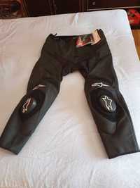 Pantaloni moto piele alpinestars pants Short 58