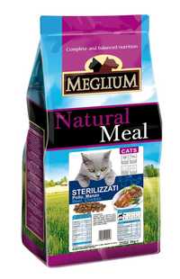 Корм Meglium Cat Adult Sterilizzato для взрослых кошек (1кг)