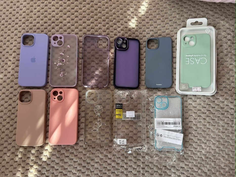 11 Броя Кейсове за IPHONE 14 -  20 лева ОБЩО