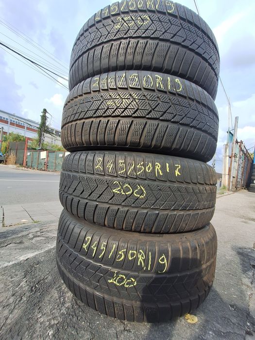 4 anvelope iarna 245/50r19 Pirelli rft 2020 Montaj Gratuit