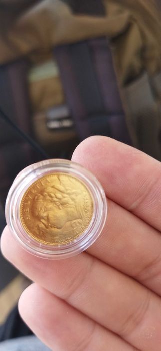 Златна Монета 10 Швейцарски Франка Мариана 1899- 1914