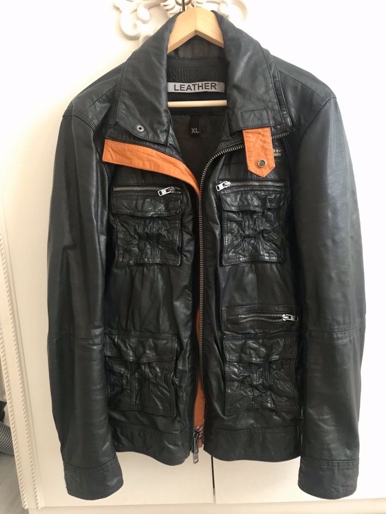 SUPERDRY кожено яке