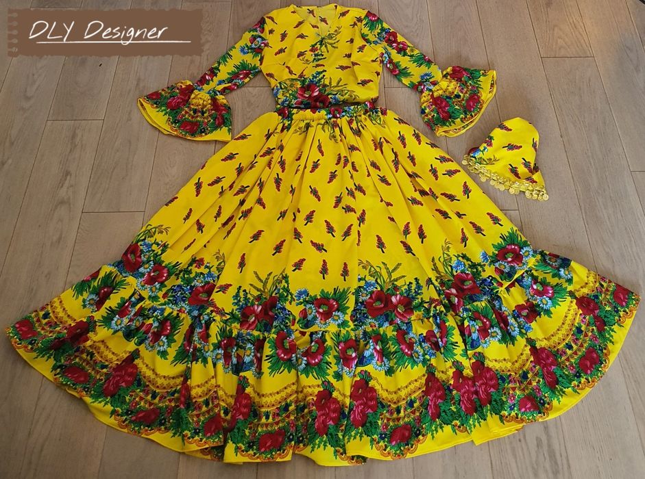 Compleu gipsy galben