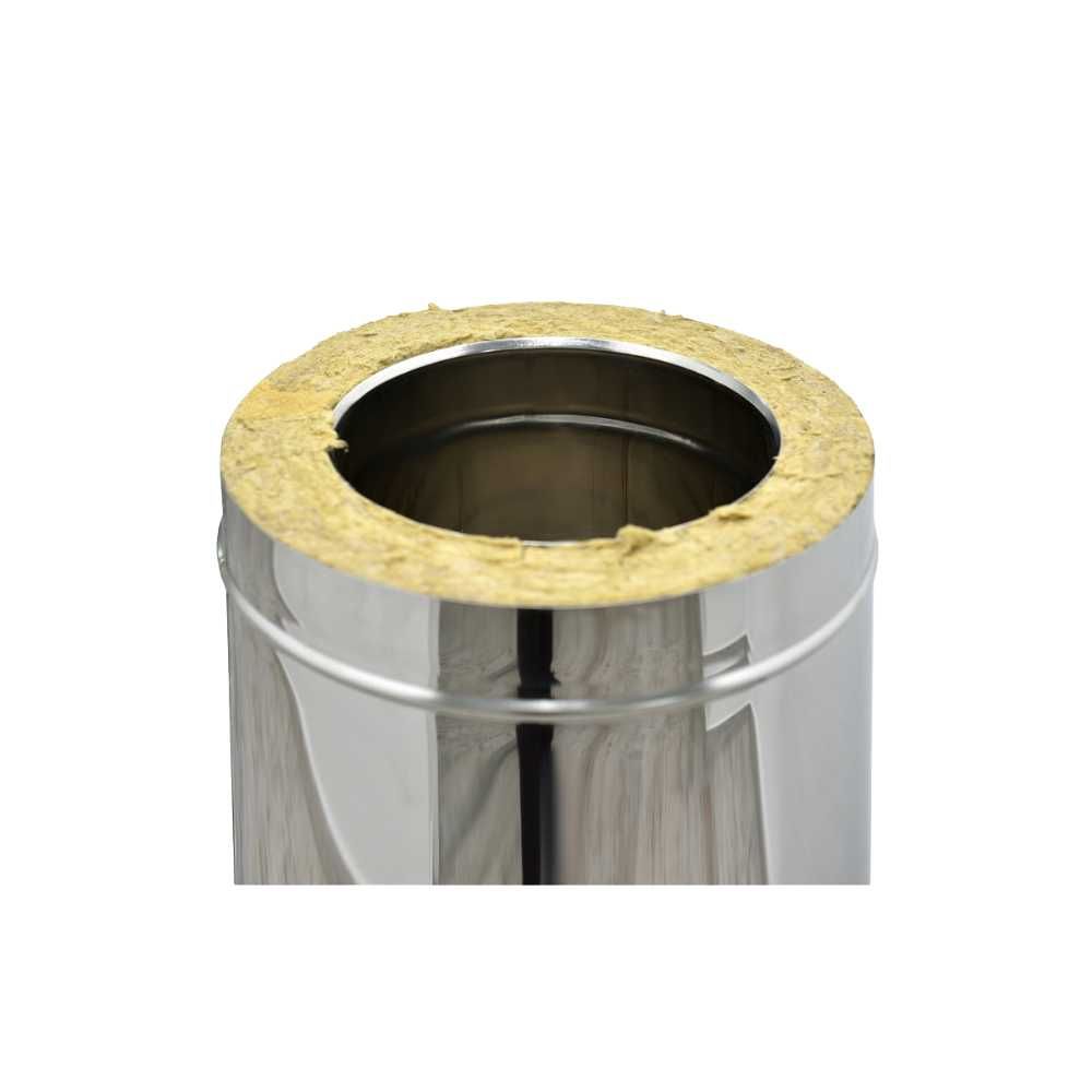 Sistem cos fum inox izolat, diam int 120 mm , ext 220 mm H=4M