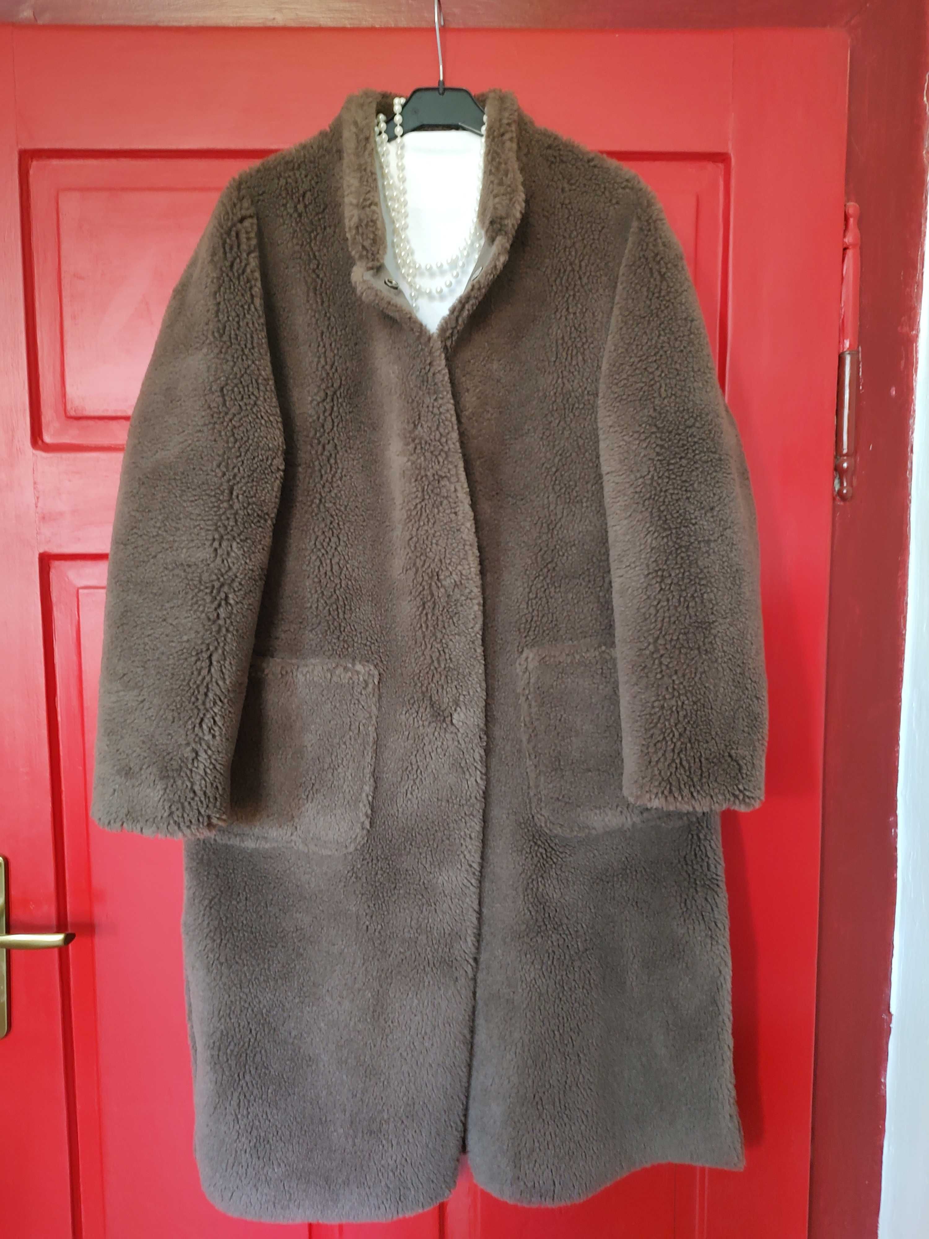 Palton teddy, VLAB laboratorio nr.5,oversize,potrivita ptr. S-M
