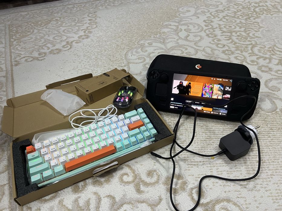 Steam Deck OLED 512 ГБ. Состояние отличное, работает идеально