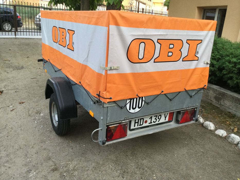 2бр. немски ремаркета Stema, 750кг.