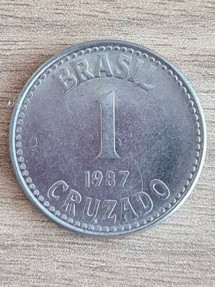 Монета Бразильский крузадо - 1 крузадо (Бразилия)