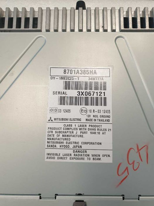 Radio-CD MP3 +Digital display Mitsubishi L200