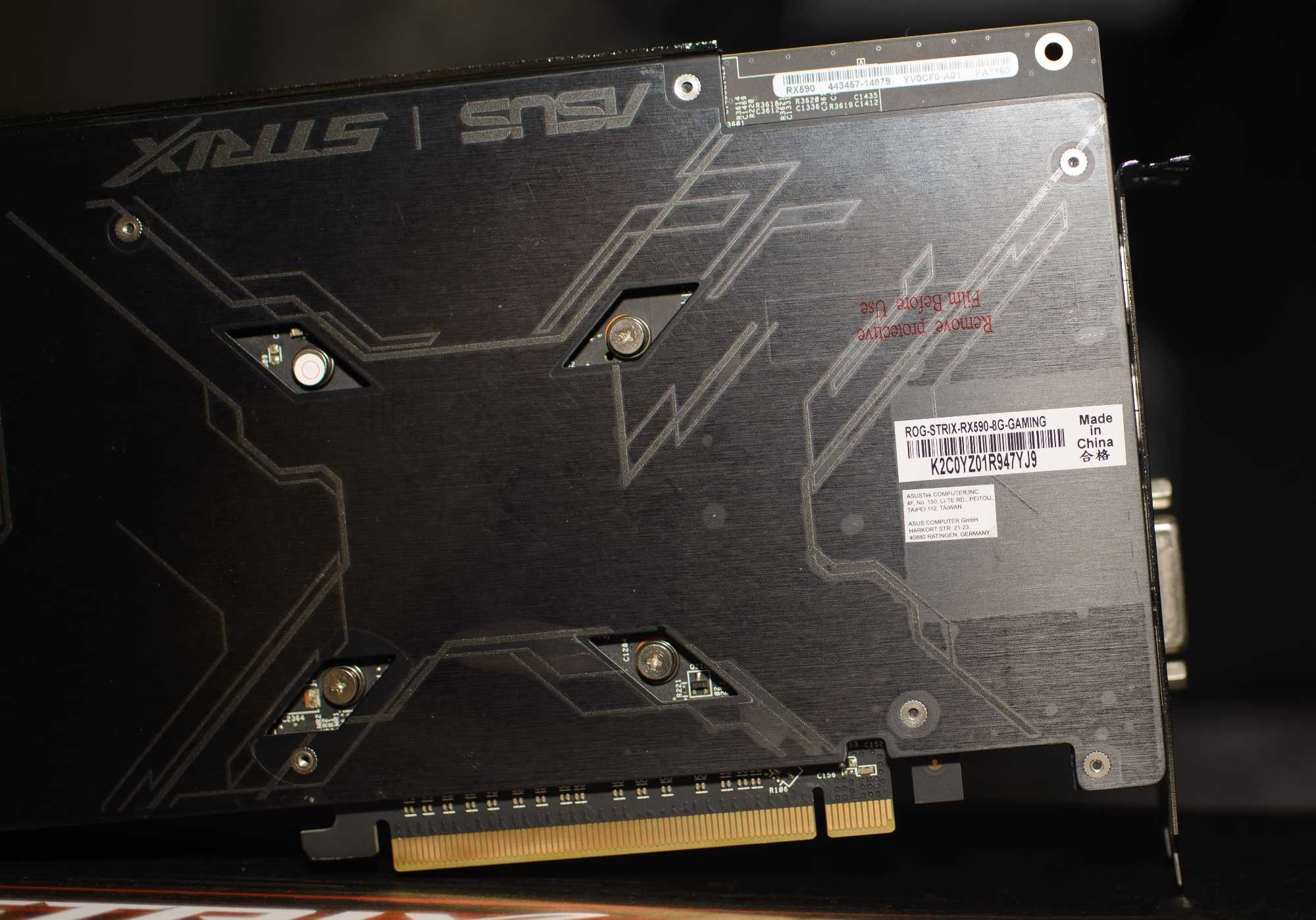 Placa video ASUS Radeon RX 590 ROG STRIX GAMING 8GB GDDR5 256-bit