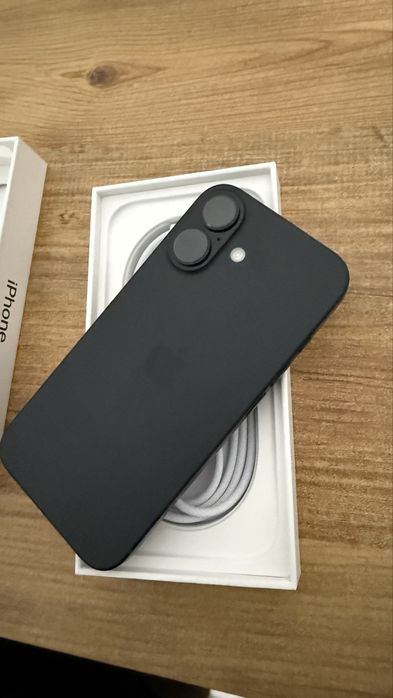 Iphone 16, Black, 128 gb, NOU