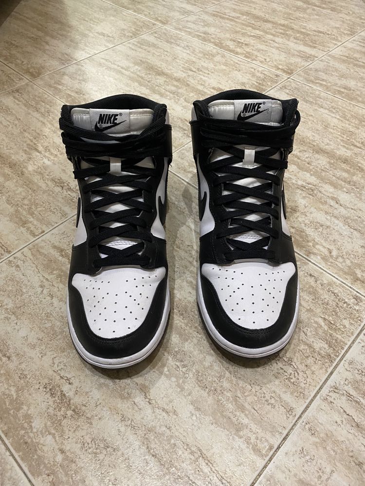 Nike Dunk High Black and White