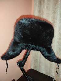 Норковая шапка ушанка