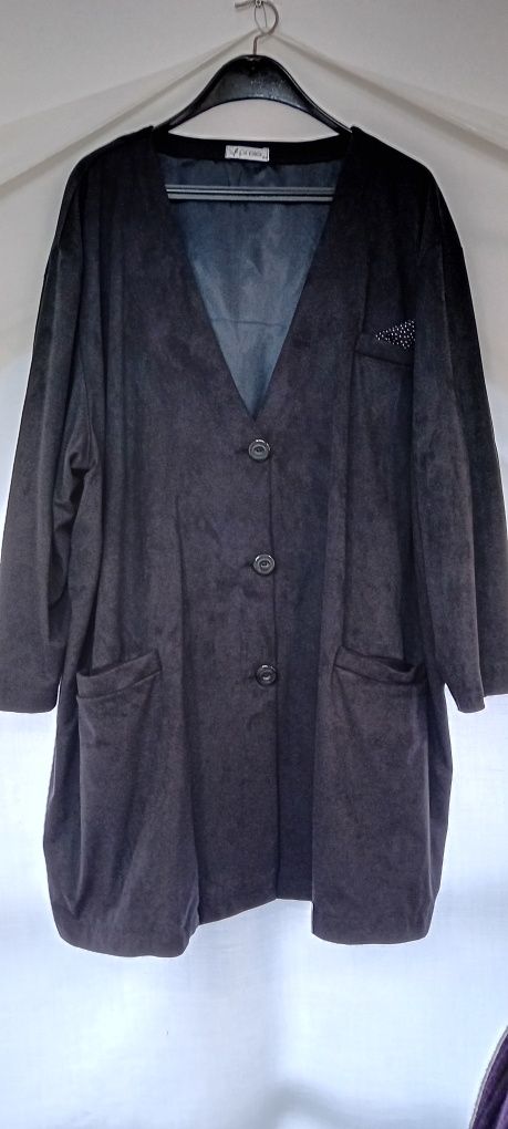 Дамско дълго сако 4XL