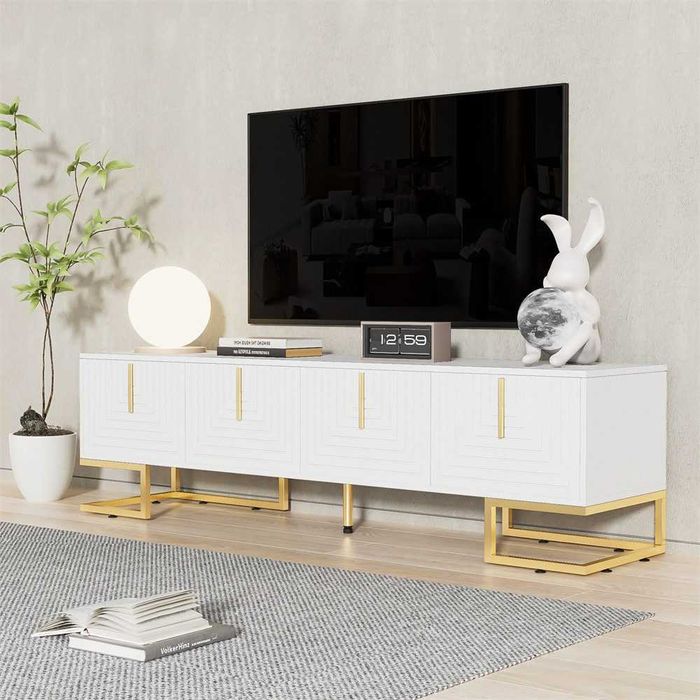 Mobilier TV, comodă joasă cu ușă texturată(WF530899WAA/WF530900WAA)
