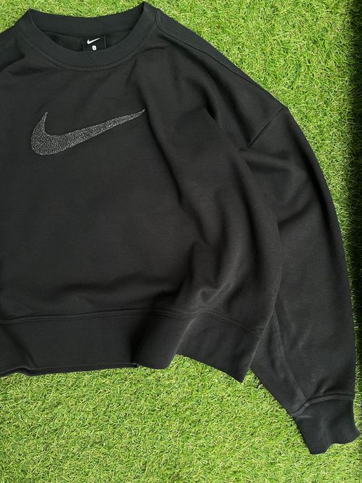 Дамска овърсаиз блузка : Nike Dri-FIT Get Fit SWOOSH Training Crew L