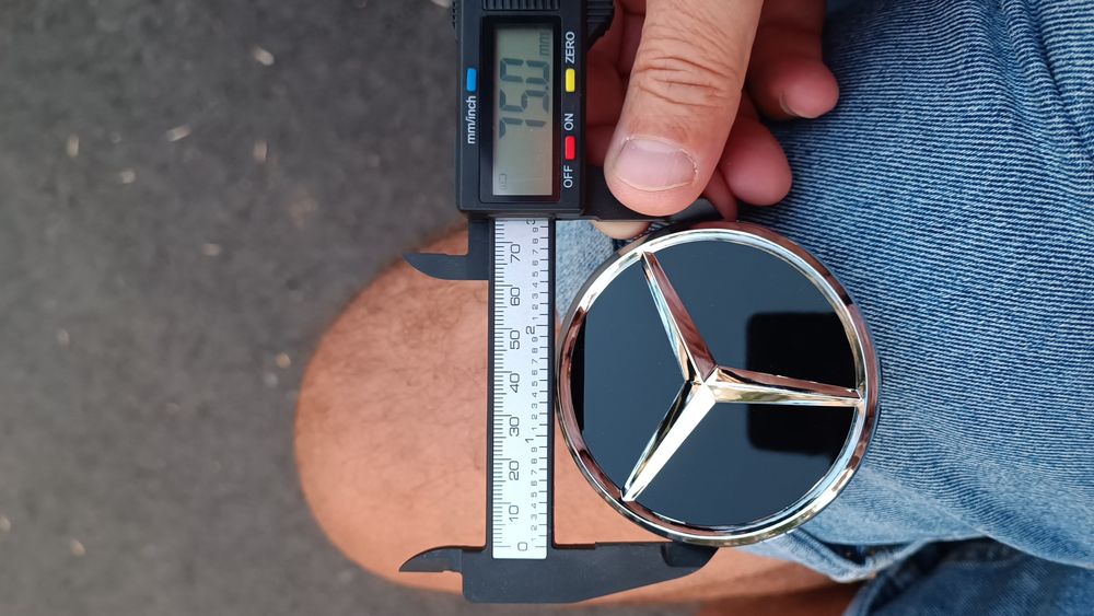 Capace roti sigla Mercedes Benz - 75mm diametru