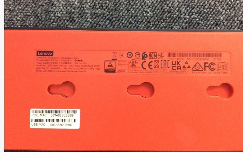 Lenovo ThinkPad Thunderbolt 4 Workstation Dock