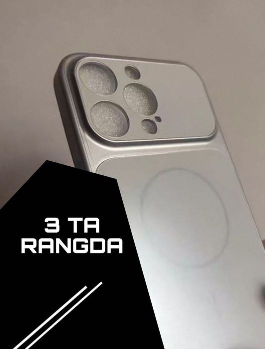iPhone 13-16 uchun 17 Pro chehol dizay