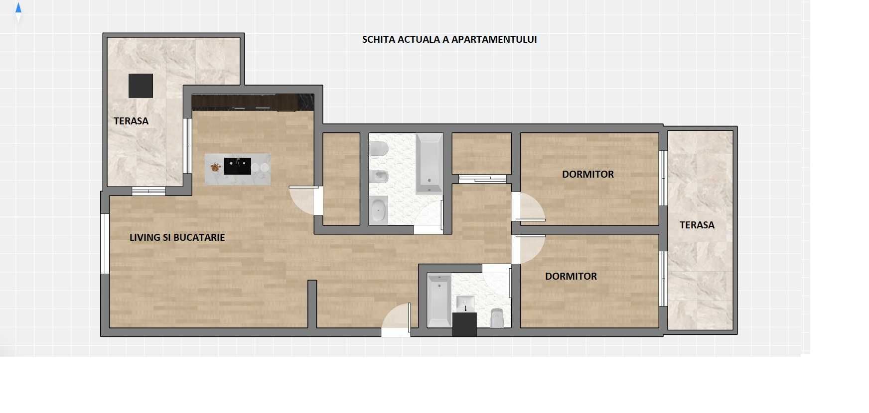 Apartament 3 camere Park Residence,Zavoi-Centru,+ parcare subterana