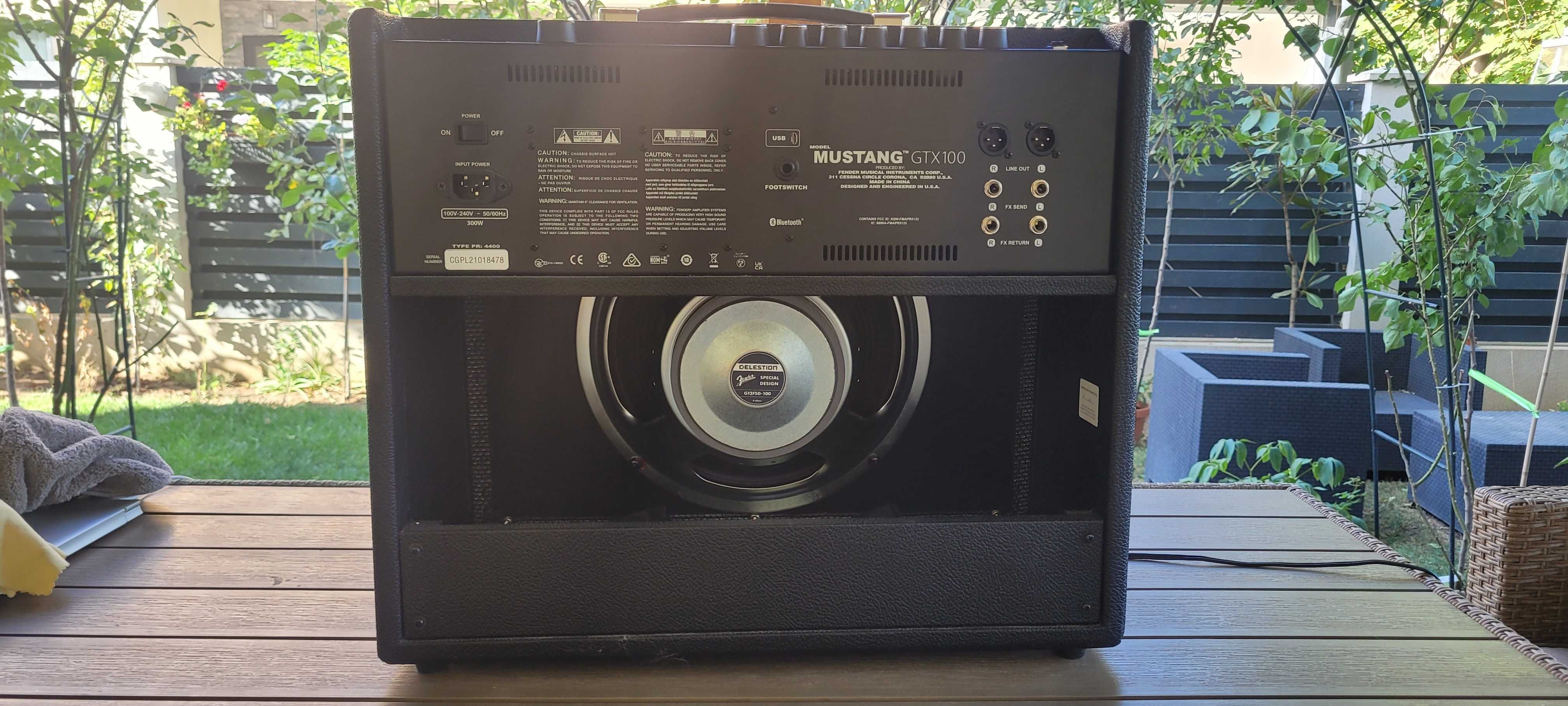 Vând modelling amp Fender Mustang GTX100 pentru chitară electrică