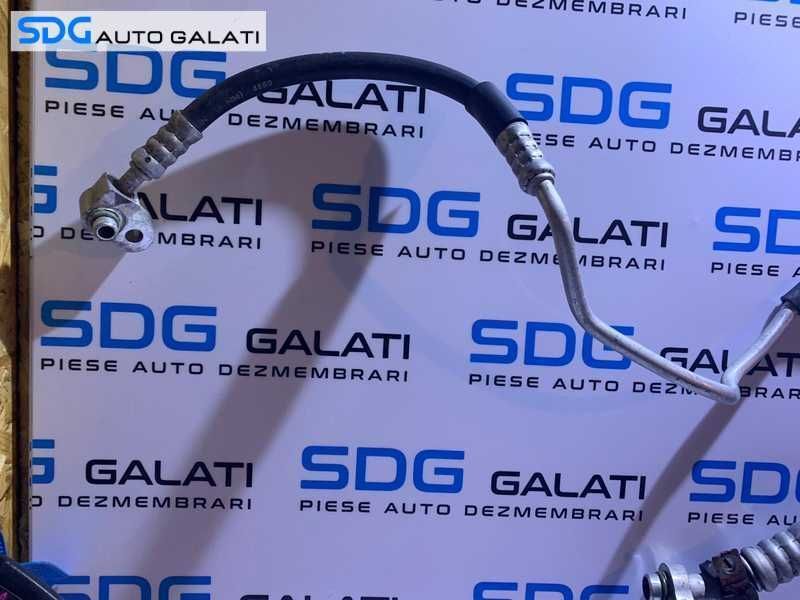 Conducta Conducte Teava Tevi Radiator Compresor AC Clima Climatizare Opel Astra G 1.2 1.4 1.6 1.8 2.0 1998 - 2004 Cod 09130608