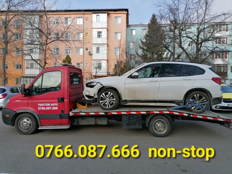 Asistență rutieră Tractări auto platformă  remat/itp/rar transport