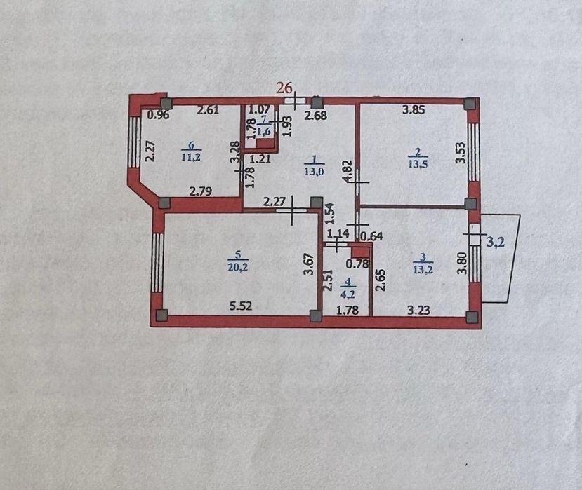 Продается 3-комн кв , 2011г