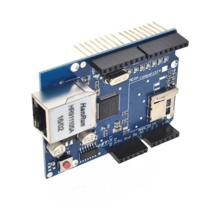 Плата Arduino Ethernet Shield W5100