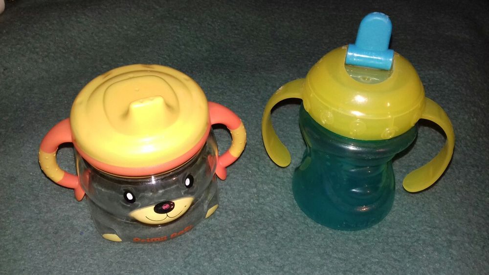 Canite plastic pentru bebe,set retro Coca-Cola