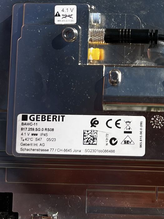 Clapeta wc geberit sigma 80