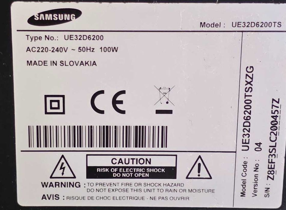 Smart TV led - Samsung UE32D6200 - 32 inch/81 cm - impecabil