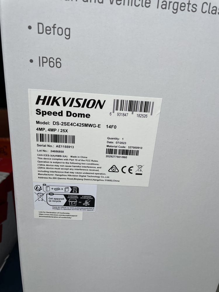 TandemVu, DarkFighter si ColorVu - PTZ IP 4MP - HIKVISION