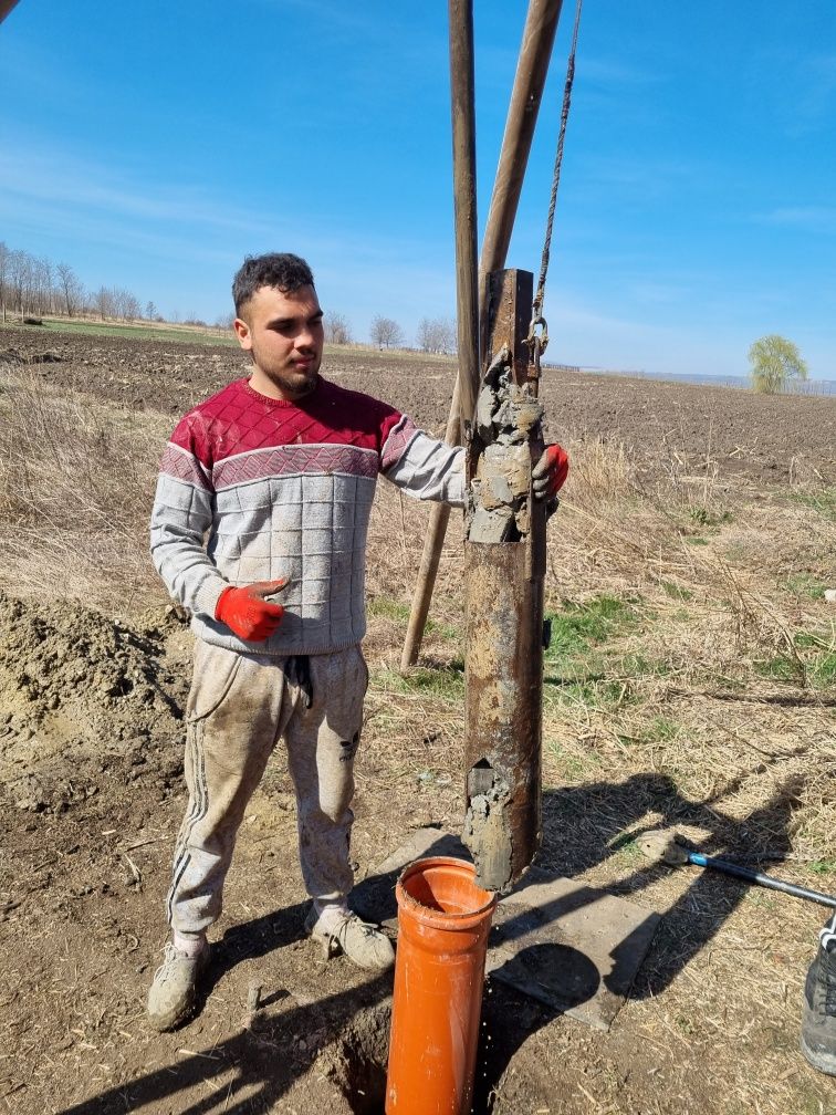 Foraje puturi prelungiri piloni denisipari