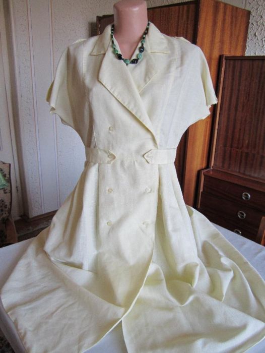 Rochie de vara crem. Noua + bonus levantica si Livrare gratuita*