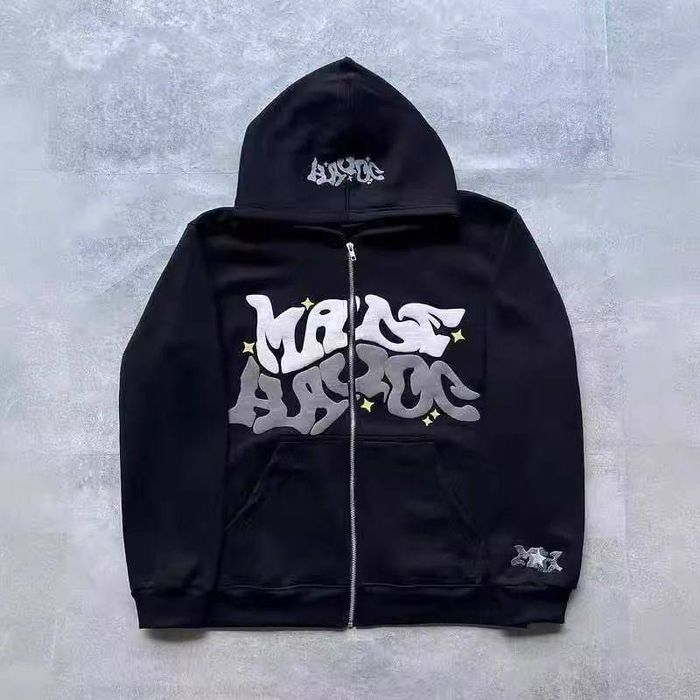 зип худи в стиле Y2K