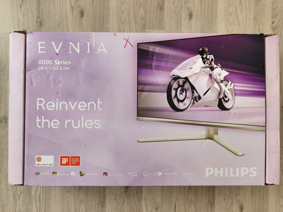 Monitor gaming QD OLED 27 inch 2K Philips Evnia 27M2N8500