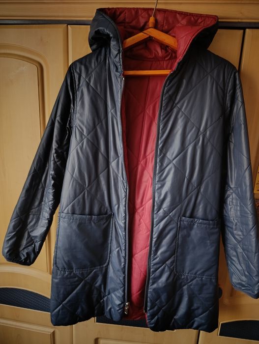 Турецкая двухсторонняя куртка размер L