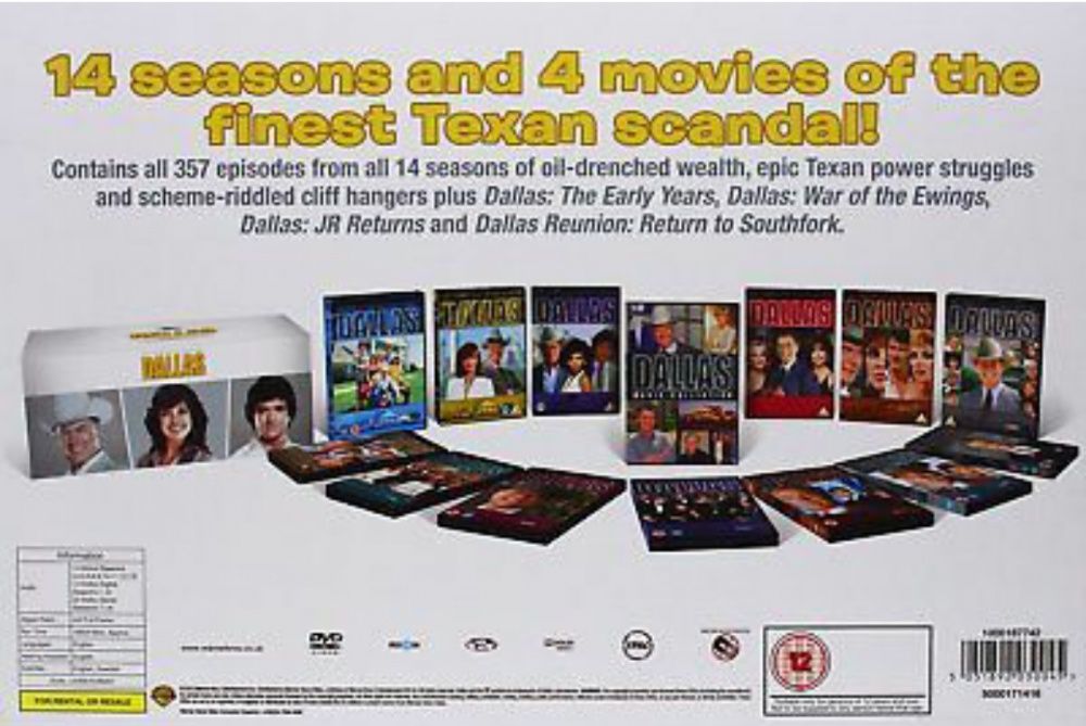 FILM Serial DALLAS DVD Box Set Seasons 1-14(Original)