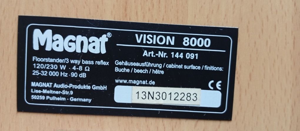 3-лентови тонколони MAGNAT Vision 8000