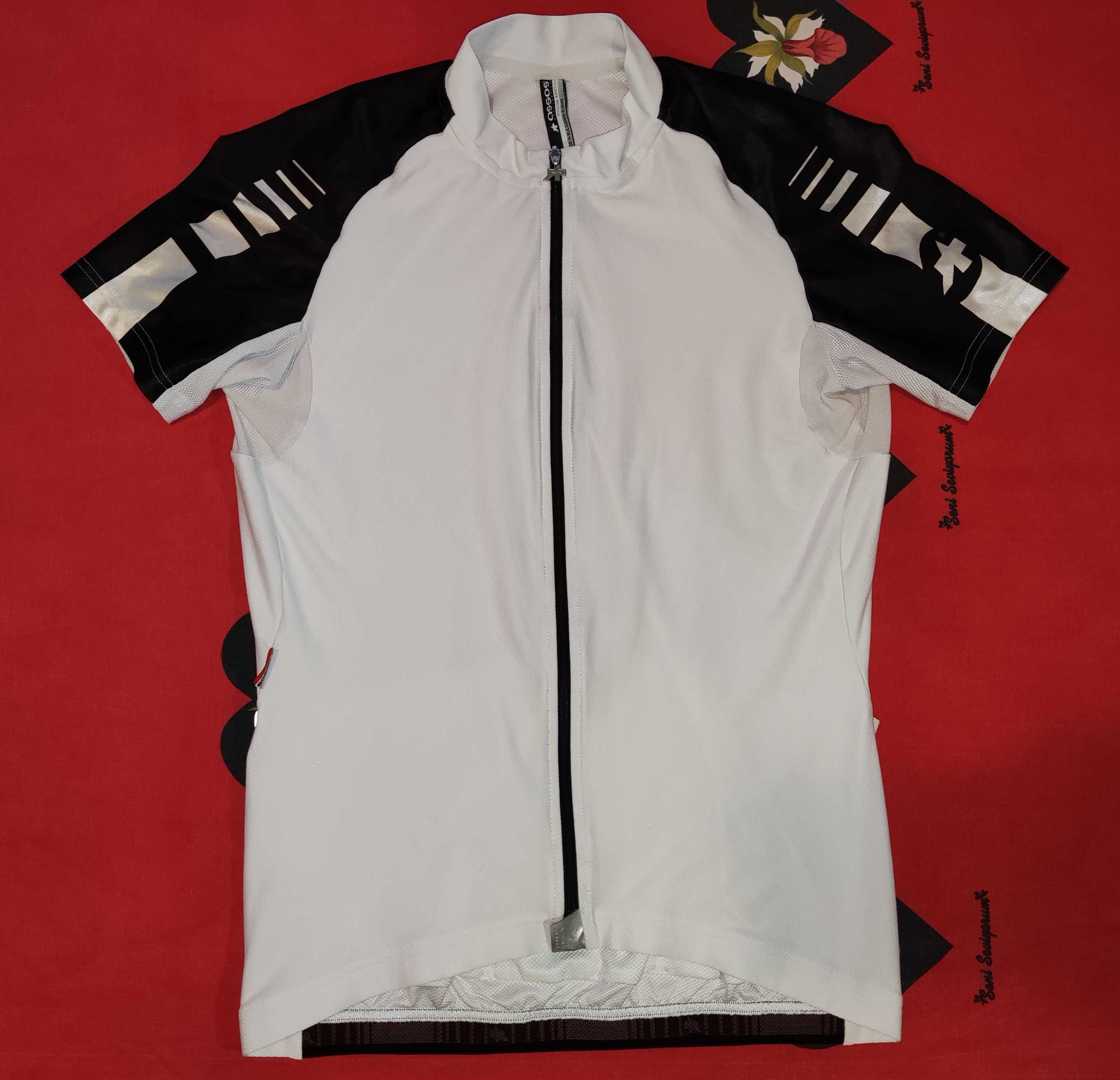 Assos SS UNO Jersey in White, тениска, велосипед