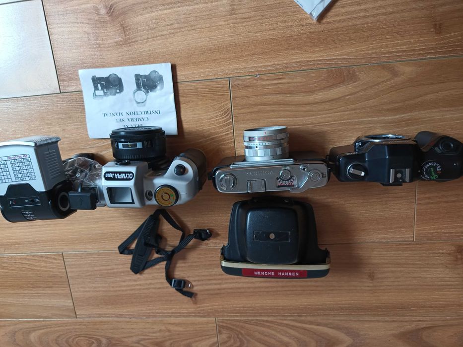4 aparat Foto vechi: SMENA Symbol,Yashica 107,Min. III,Olympia DL2000A