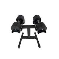 Set Gantere reglabile 2Kg-32Kg, total 64Kg plus suport/stand