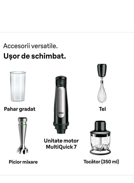 Mixer vertical Braun mq7025x