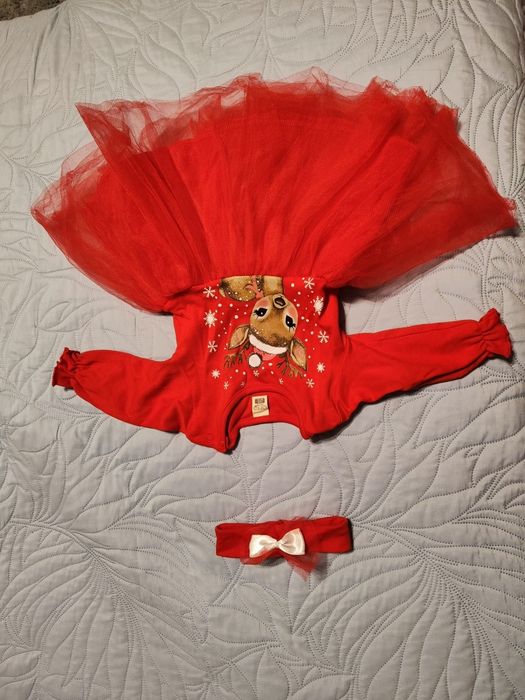 Платье - боди новогоднее