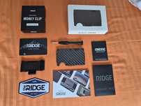 Portofel RIDGE (Carbon Fiber 3K Weave / Money Clip + Cash Strap)