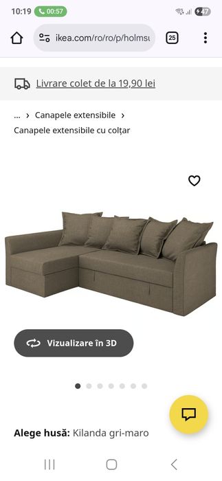 Coltar extensibil  Ikea