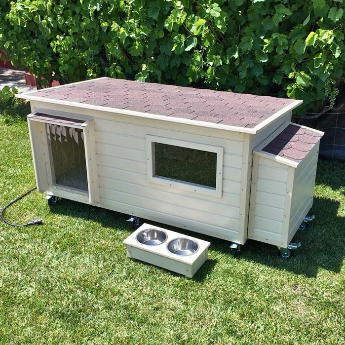 Cusca Caine Izolata Cu Incalzire Pregatita Pentru Iarna Full Options