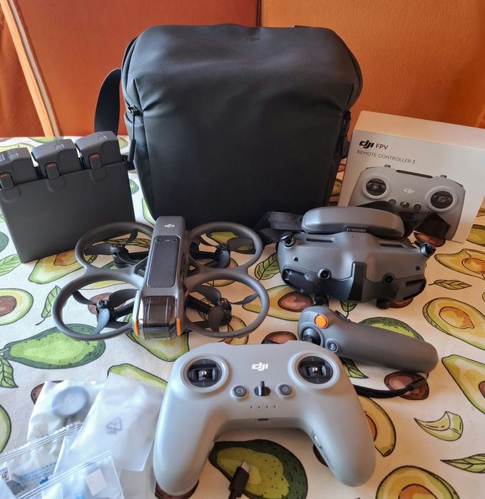 DJI AVATA 2 fly more combo 3 batery+remote controller 3